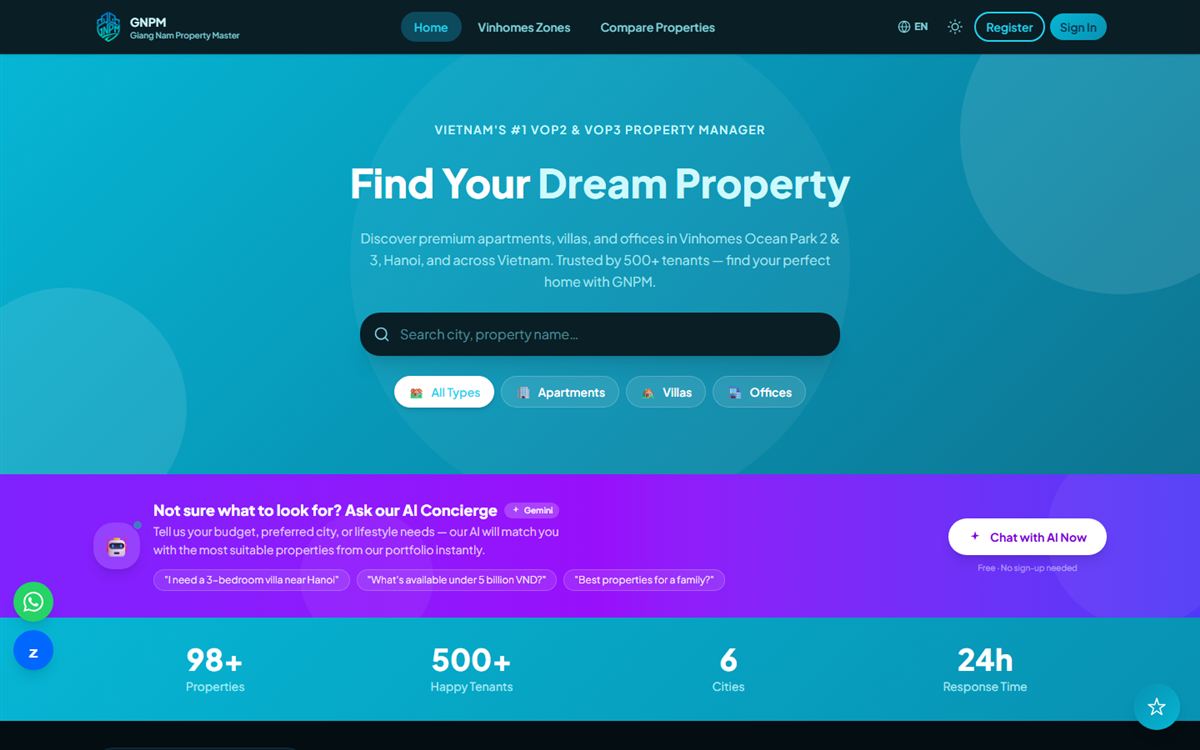GNPM — Vietnam property platform